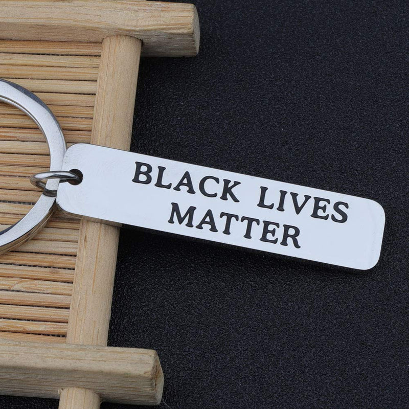 [Australia] - Black Lives Matter Keychain Activist Keyring Resistance Jewelry 