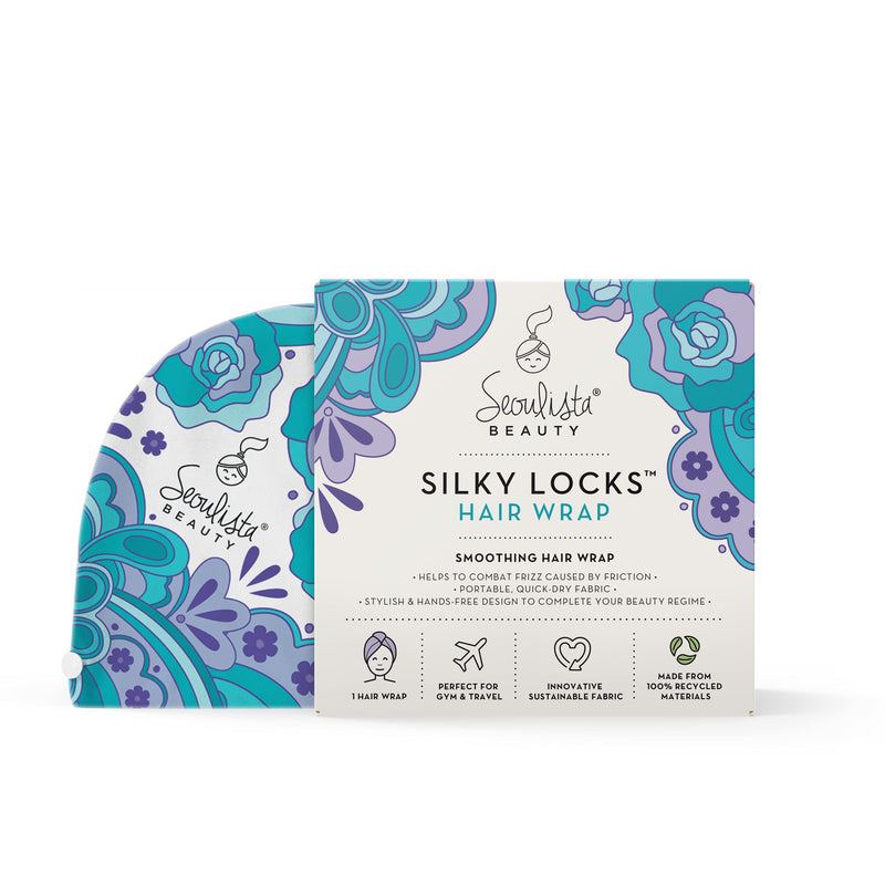 [Australia] - Seoulista Beauty Silky Locks Hair Wrap | Quick-Drying Hair Wrap | Microfibre Suede Friction-Free Drying | Hair Is Stronger And More Manageable With A Silky Feel 