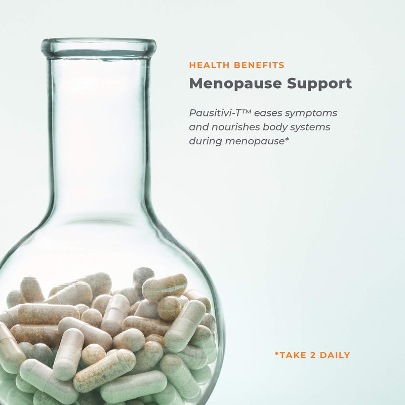 [Australia] - LifeSeasons - Pausitivi-T - Menopause Relief Supplement - Natural Support for Hot Flashes, Hormone Balance and Night Sweats - Contains Black Cohosh and Soy Isoflavones - 60 Capsules 