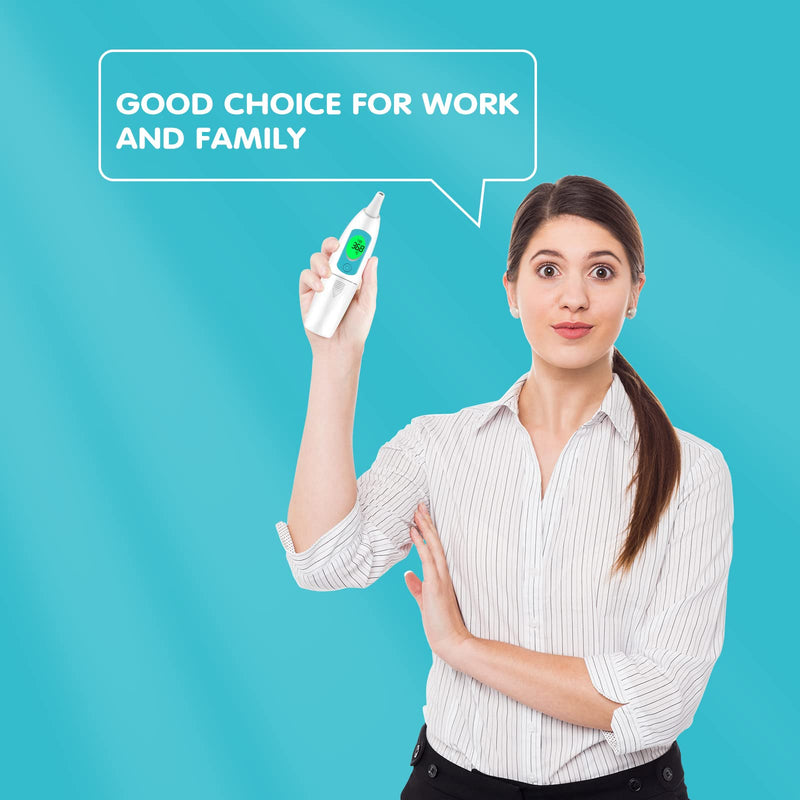 [Australia] - Ear Thermometer for Adults and Kids, Infrared Temperature Thermometer for Children, Digital Baby Body Thermometers with Fever Alarm and Accuracy Reading 