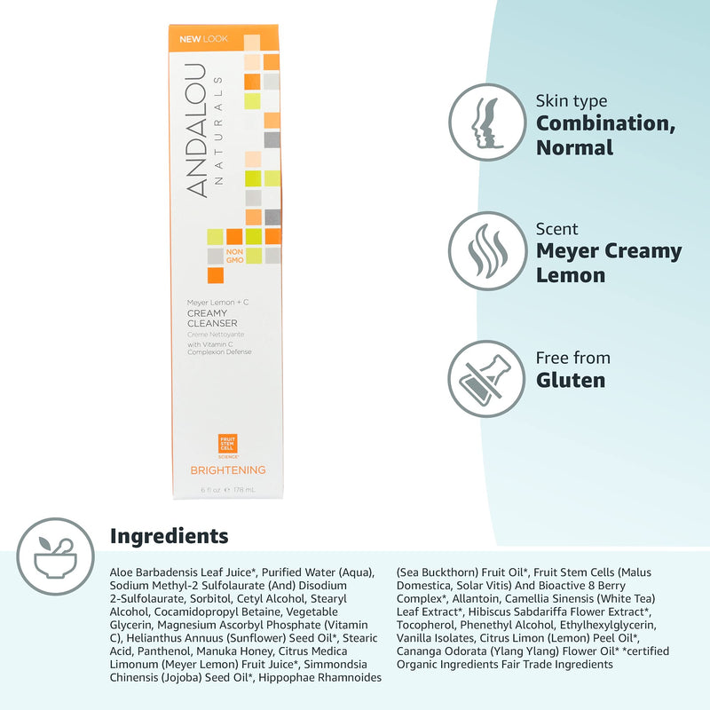 [Australia] - BRIGHTENING Meyer Lemon + C Creamy Cleanser Lemon Creamy Cleanser 