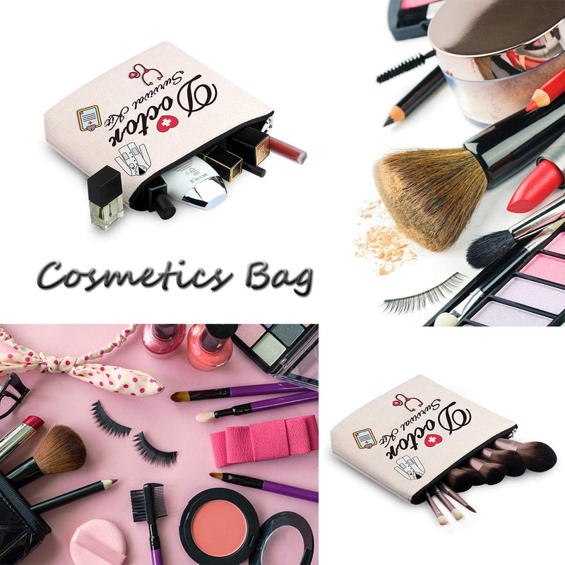 [Australia] - WCGXKO Doctor Gift Doctor Survival Kit Funny Cosmetics Bag Makeup Bag For Doctor 