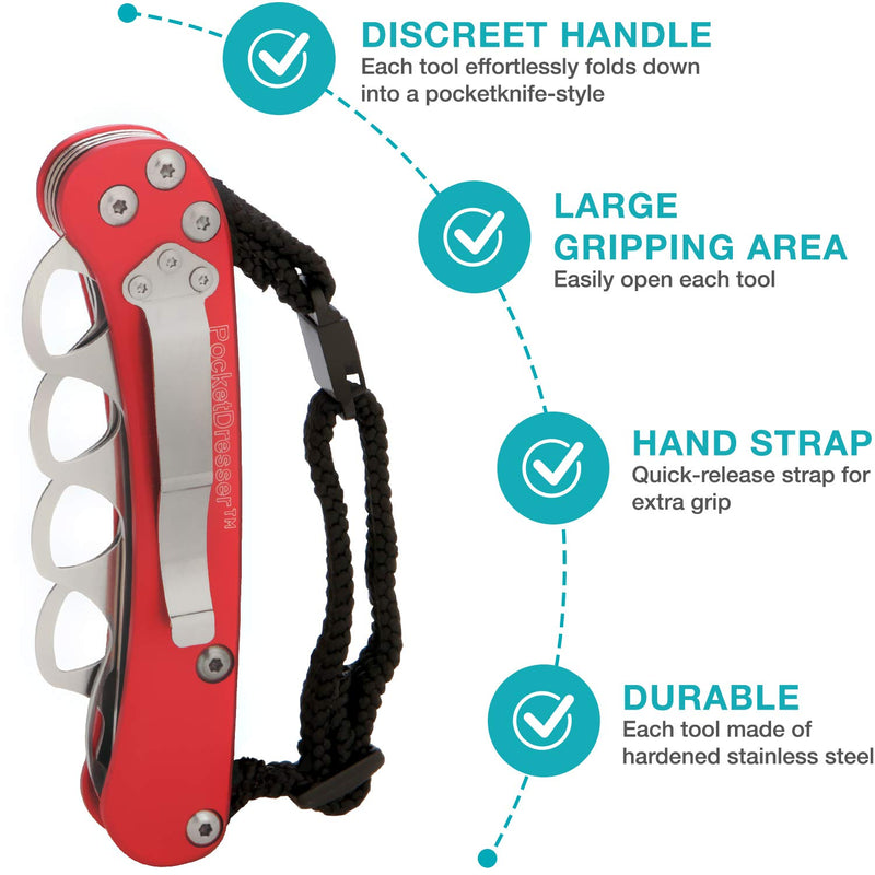 [Australia] - Vivi Zipper Pull and Button Hook Pocket Dresser and Dressing Aid for Assistance with Button Hooks, Zipper Pulls and Shoelaces 