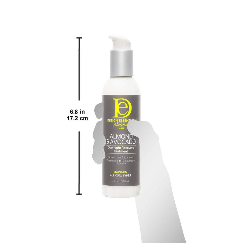 [Australia] - Design Essentials Natural Hair Almond & Avocado Overnight Recovery Treatment 250ml 
