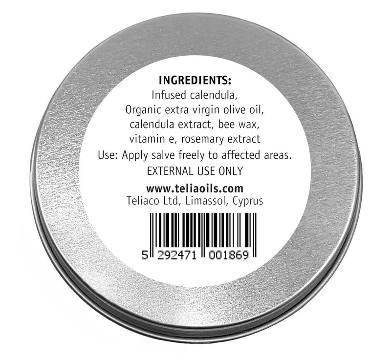 [Australia] - Calendula Salve (Marigold) Calming and Soothing Herbal Cream for Rashes, Eczema, Irritated Skin, Dry Skin and Chapped Skin 50 Ml / 1.7 Oz 