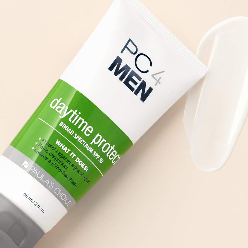 [Australia] - Paula's Choice PC4MEN Daytime Protect SPF 30 Moisturizer with Antioxidants, 2 oz (1 Bottle) Fragrance Free 