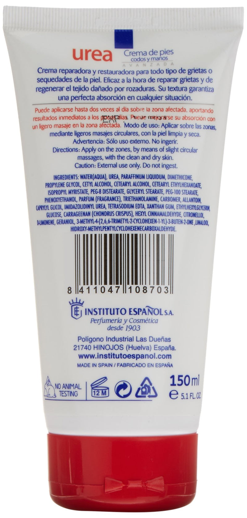 [Australia] - Urea Crema De Pies Codos Y Manos 150 Ml 