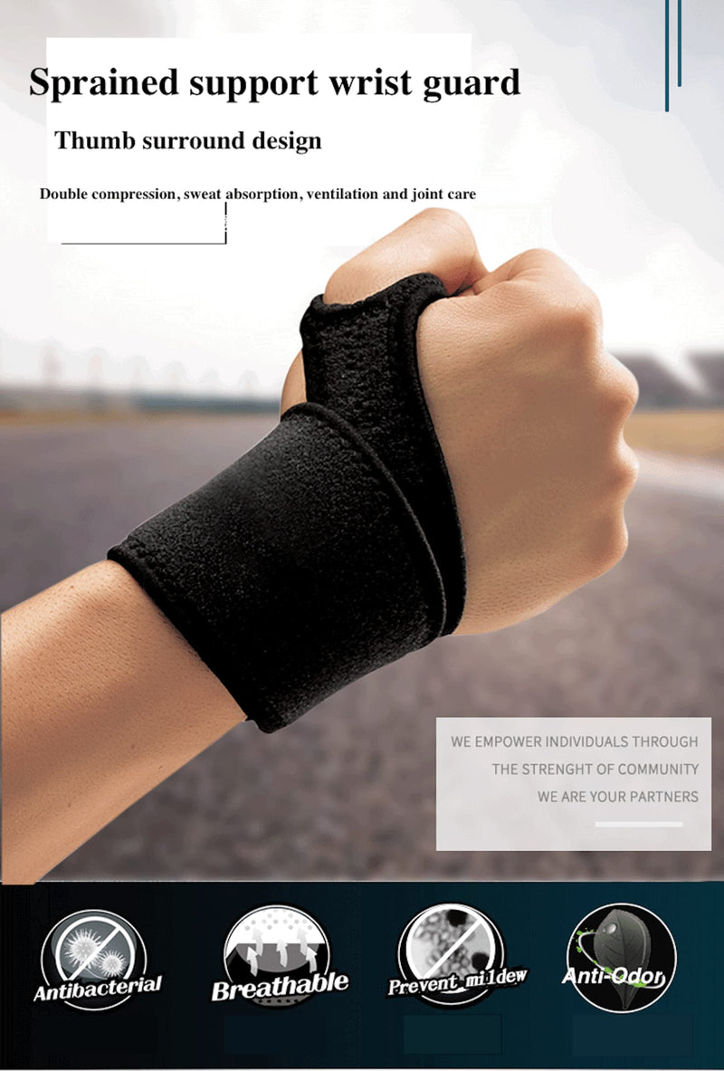 [Australia] - Singwit 2 Pack Sport Wrist Brace/Carpal Tunnel Wrist Brace,Hand Brace for Arthritis Pain and Support, Suitable for Both Right and Left Hands Medium black 