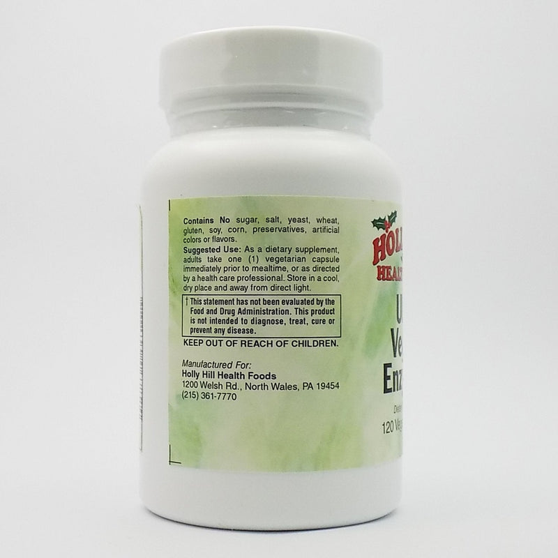 [Australia] - Holly Hill Health Foods, Ultra Veggie Enzymes, 120 Vegetarian Capsules 