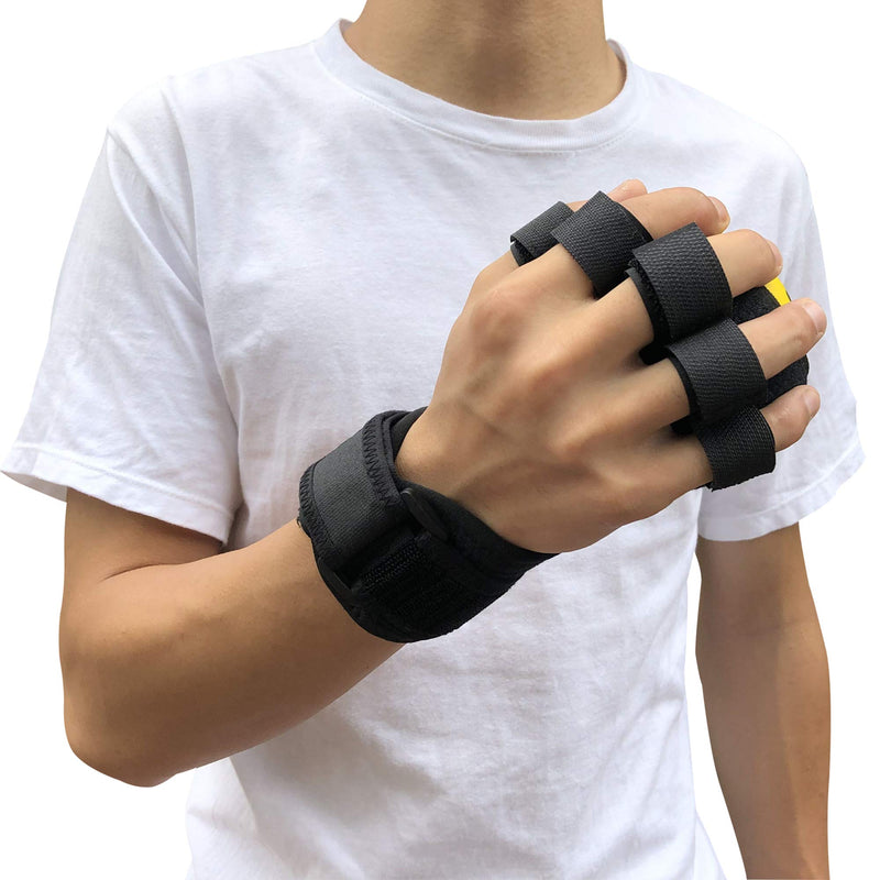 [Australia] - Anti-Spasticity Ball Splint & Finger Posture Corrector for Stroke Hand, Functional Split-fingered Hand Wrist Support, Orthosis Rehabilitation For Impairment/Hemiplegia/Stiff Fingers 
