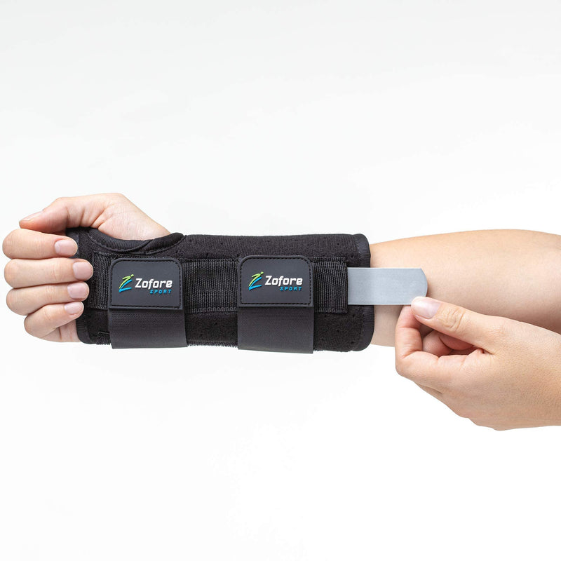 [Australia] - Carpal Tunnel Wrist Brace Support and Metal Splint Stabilizer [Single] - Helps Relieve Tendinitis Arthritis Carpal Tunnel Pain - Reduces Recovery Time for Men Women - Left Wrist Brace (L/XL) Left Hand Large/X-Large (Pack of 1) 