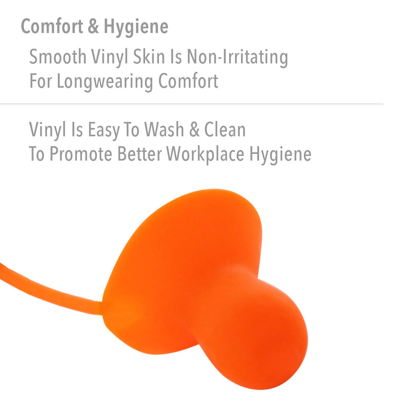 [Australia] - Honeywell Home Howard Leight by Quiet Corded Reusable Earplugs, 100 Pairs (QD30), Orange 