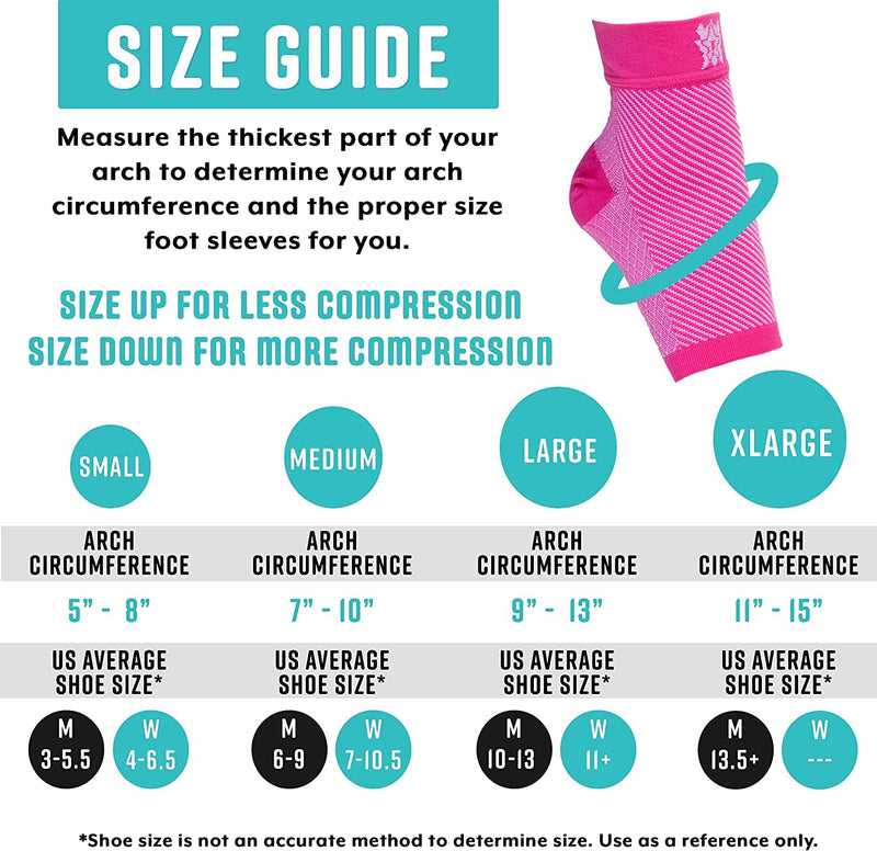 [Australia] - Bitly Plantar Fasciitis for Women & Men Socks Foot & Ankle Compression Sleeve, Pink, M Medium 1 