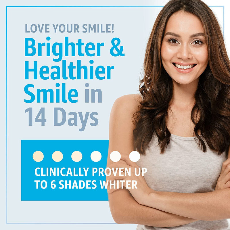 [Australia] - Smile Science Harley Street - Professional Teeth Whitening Strips - 28 Strips - Up to 6 Shades Whiter in 14 Days - 100% Enamel Safe - Vegan - Stain Remover for Teeth - Clinically Proven 