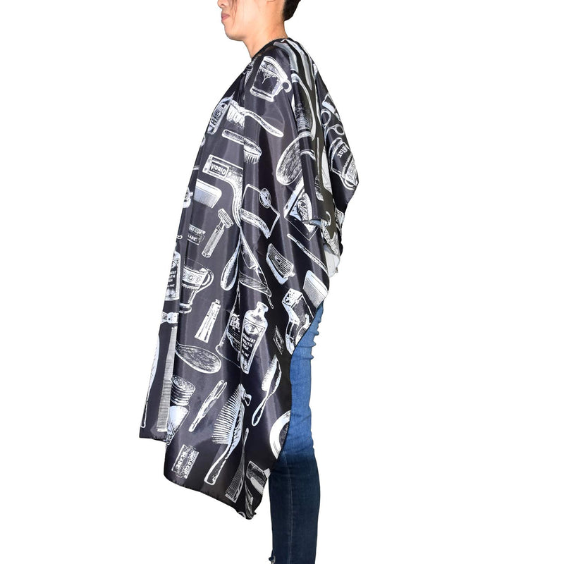 [Australia] - Tongtletech Hair Cutting Apron - Professional Hairdressing Gown Barbers/Hairdressers Cape for Hair Styling and Cuts - 59" x 51" 