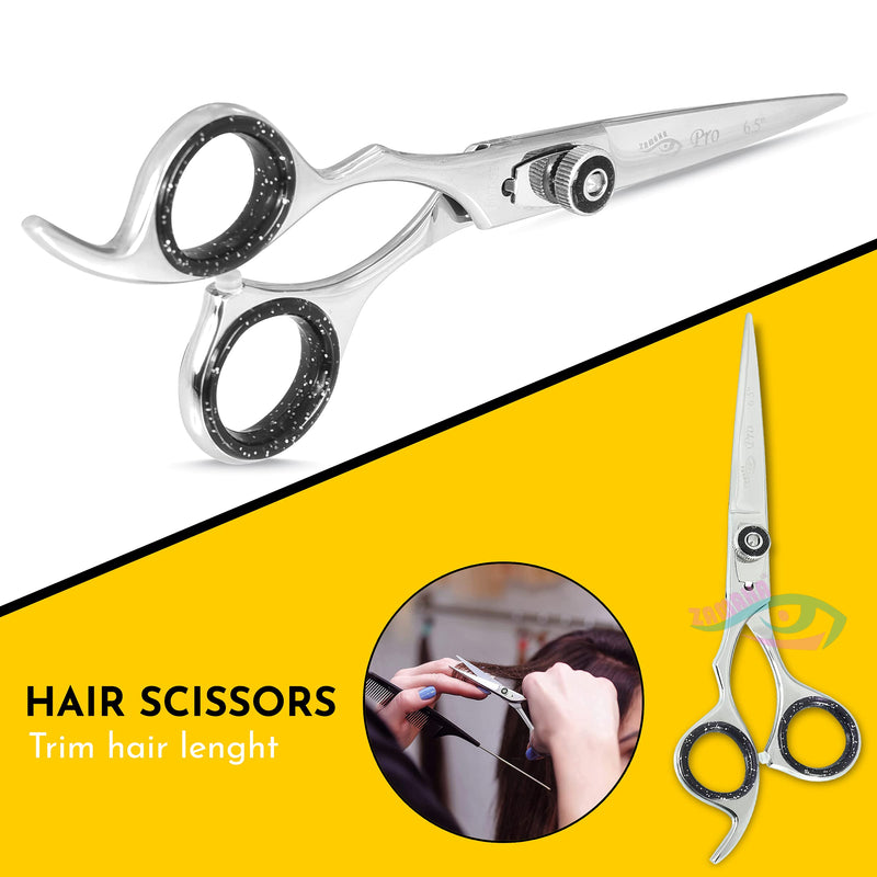 [Australia] - Lefty Hairdresser professional Hair Razor scissors left-handed 6.5 inch hair scissors (Cutting Scissors+Thinning Scissors) 