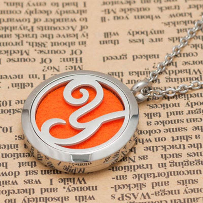 [Australia] - SUNWIDE Initial Letter A-Z Essential Oil Diffuser Necklace Locket Pendant 