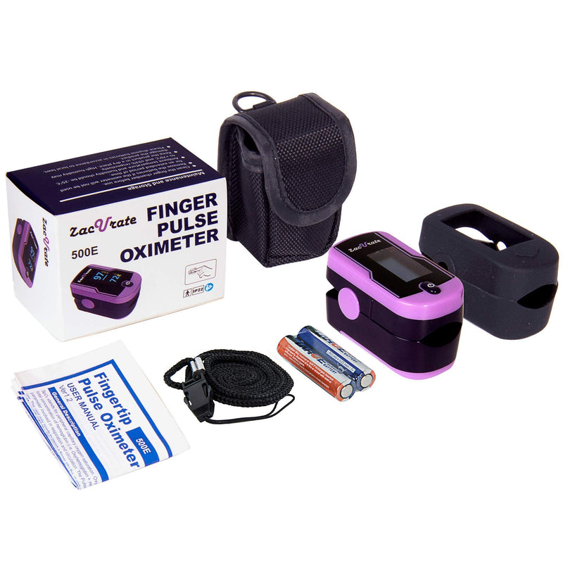 [Australia] - Zacurate 500BL Fingertip Pulse Oximeter and 500E Premium Pulse Oximeter Fingertip Bundle 