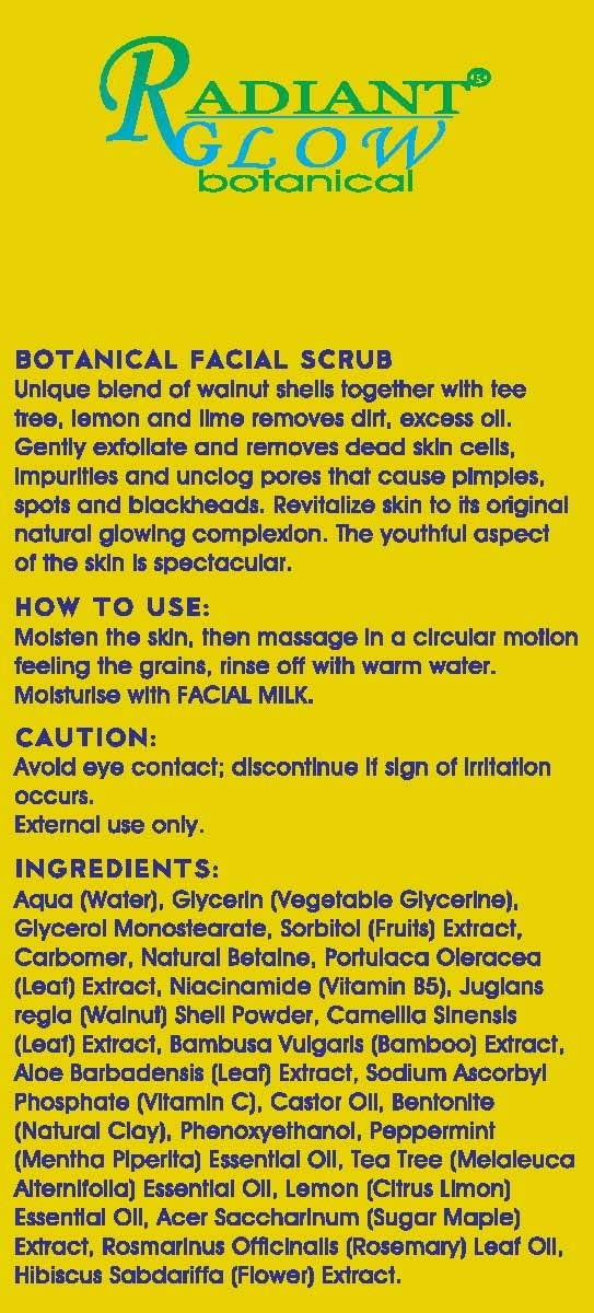 [Australia] - Radiant Glow Botanical Facial Scrub 