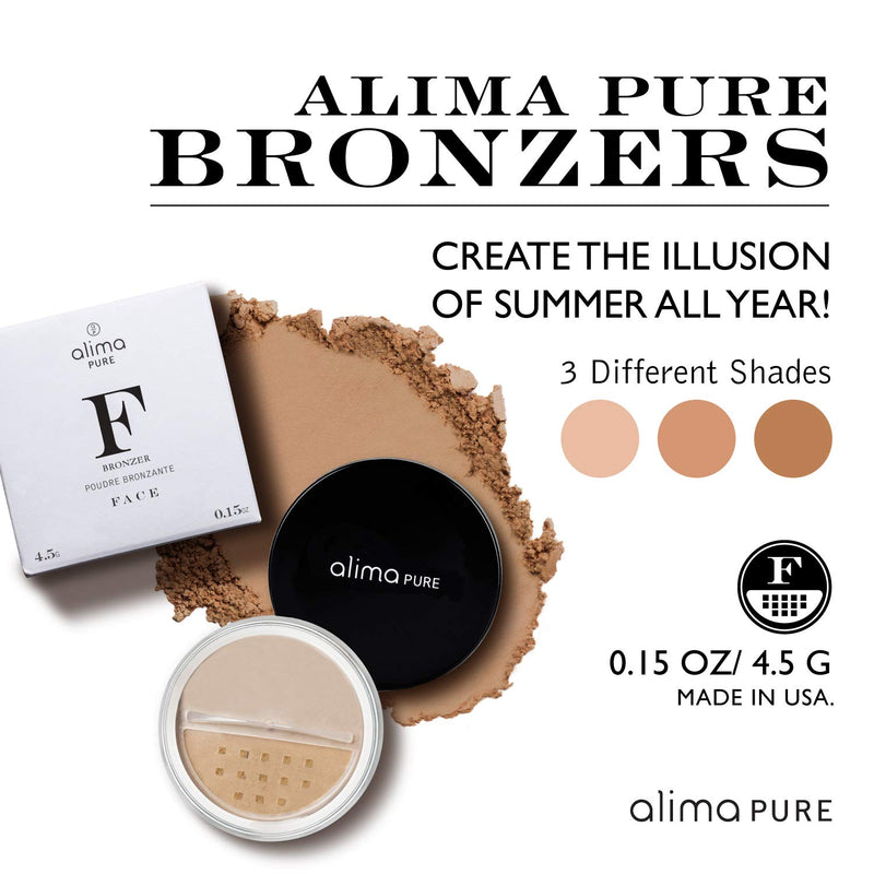 [Australia] - Alima Pure Bronzer Powder- Lightweight, Natural, Loose Mineral Bronzer Powder (0.15 oz/ 4.5 g) 4.5 Gram Maracaibo 