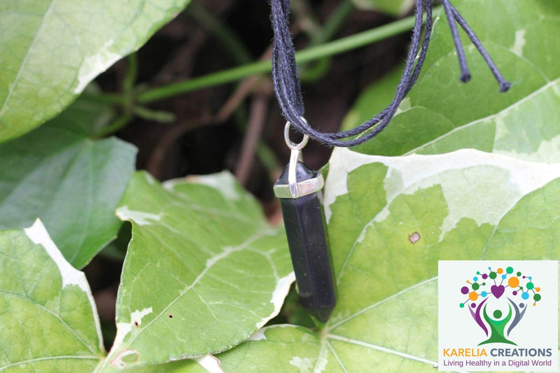 [Australia] - Karelia Creations 5-Point Shungite Pendant Necklace - 5G EMF Radiation Protection Shield Blocker 