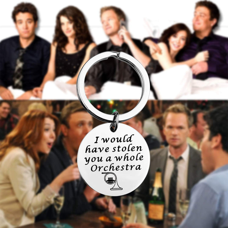 [Australia] - BLEOUK How I Met Your Mother TV Show Inspired Gift I Would Have Stolen You A Whole Orchestra Keychain 