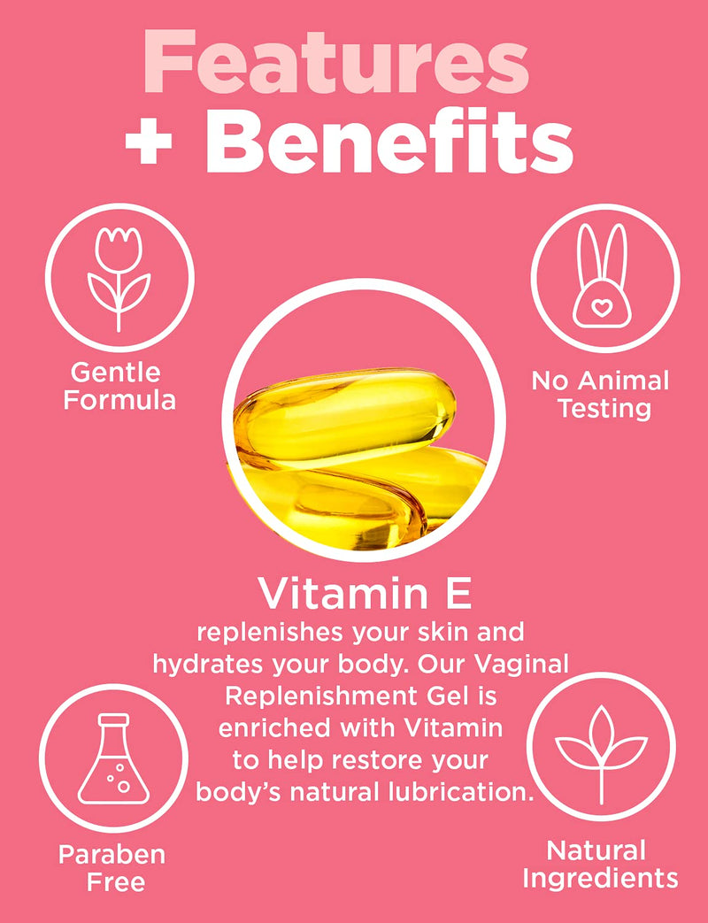 [Australia] - At Last Naturals Vaginal Moisturizer, Plant Based Moisturizing Gel for Vaginal Dryness, Wild Yam and Vitamin E, Helps Restore Natural Lubrication, Paraben Free (1.5 oz) 1 Pack 