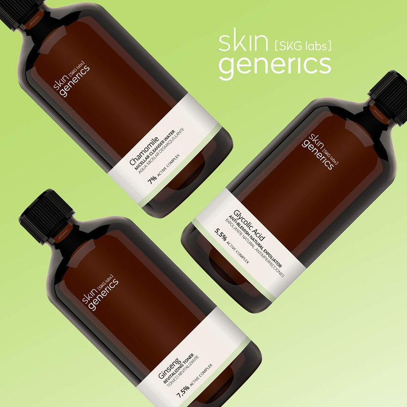 [Australia] - Skin Generics | Micellar Water 7% | 250ml | Cleanses, Calms and Hydrates| Face Make-up Remover | Facial Tonic | Micellar Water for All Skin Types | Paraben and Paraffin Free | 100% Vegan 