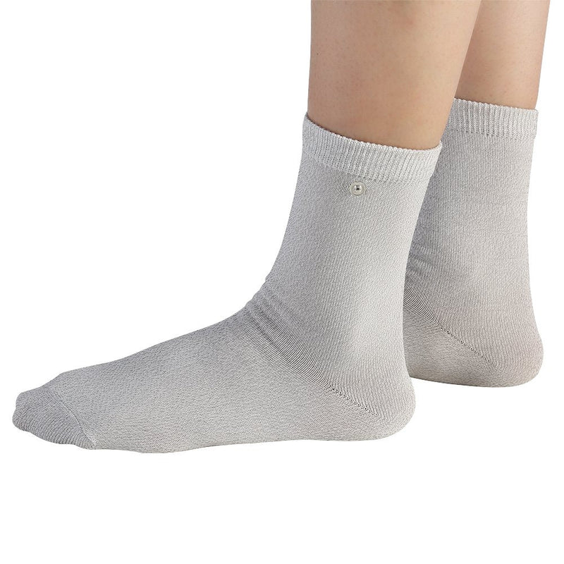 [Australia] - Sock Massager 1 Pair Conductive Socks Massage Socks Physiotherapy Health Care Relieve Foot Fatigue for Tens Machine(Long Type) Long Type 