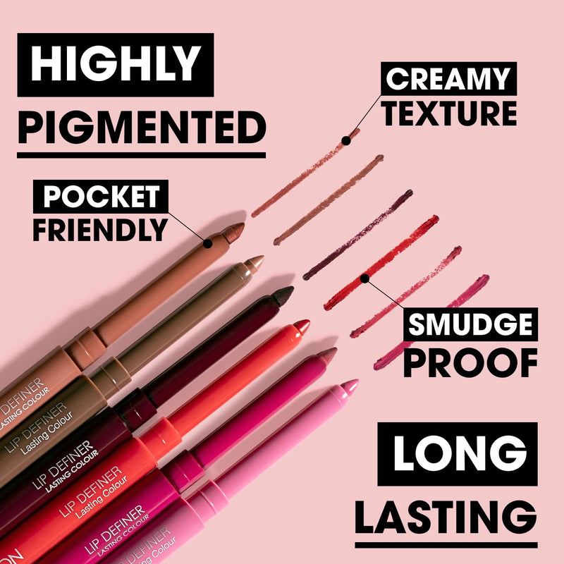 [Australia] - Collection Cosmetics Smooth, Long-Lasting, Lip Definer Pencil, 4.2g, Cappuccino 4.2 g (Pack of 1) 