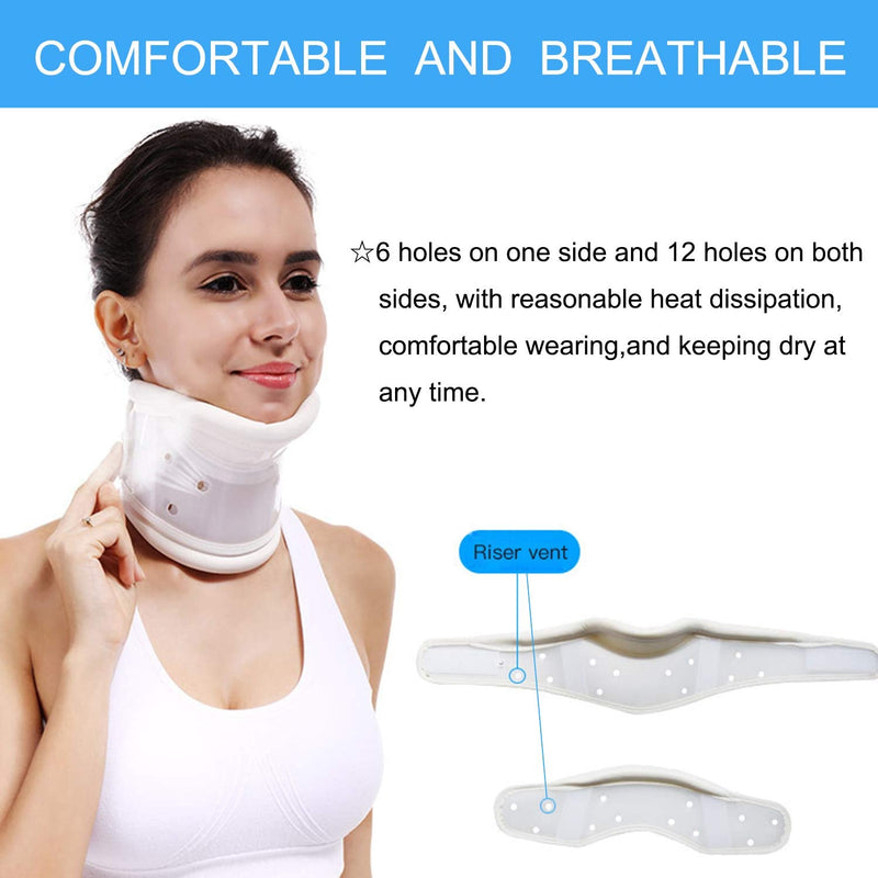 [Australia] - TANDCF Upgrade Cervical Neck Brace Collar with Chin Support for Stiff Relief Cervical Collar Correct Neck Support Pain Bone Care Health(Upgrade Size L/XL) Upgrade Size L/XL 