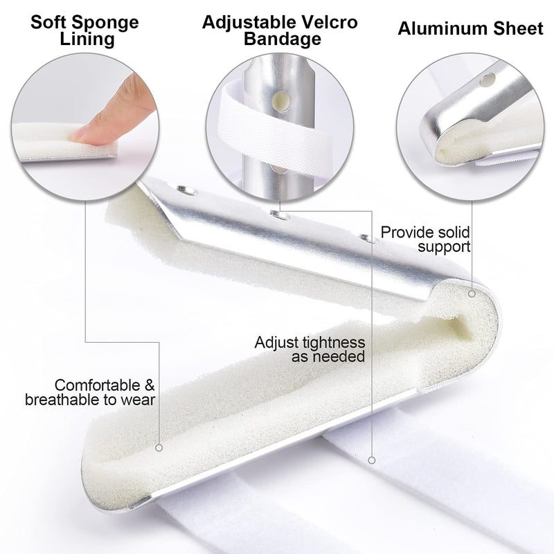 [Australia] - Finger Splint, Sopito 3PCS Finger Support Brace Finger Stabilizer for Broken Fingers Straightening Arthritis Knuckle Immobilization 