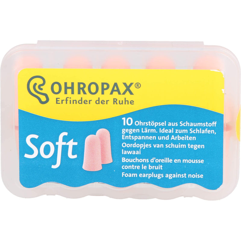 [Australia] - Ohropax Soft Foam Ear Plugs (10 Ear Plugs) 