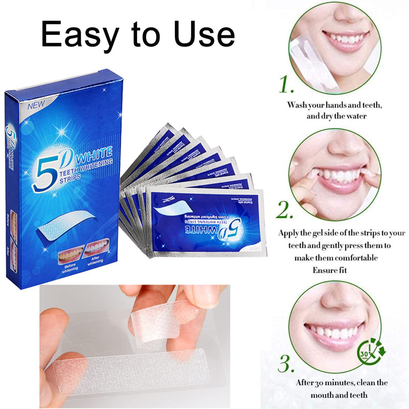 [Australia] - iZhuoKe 28 Pieces Teeth Whitening Strips,Teeth Whitening,Professional Teeth Stain Removal,Whiten Teeth 