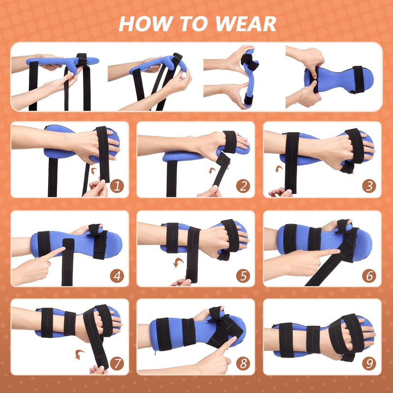 [Australia] - Resting Hand Splint, Functional Hand Brace, Wrist & Finger Night Immobilizer, Hand Support for Tendinitis, Arthritis, Carpal Tunnel Syndrome, Stroke Hand, Fit for Left and Right Hand L/XL 