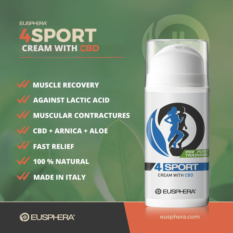 [Australia] - EUSPHERA - 4SPORT - Cream with Devil's Claw, Arnica and Aloe specifically for Sport, 100% Natural, for Joints and Muscles, Relieves Muscle and Joint Pain (75 ml) 