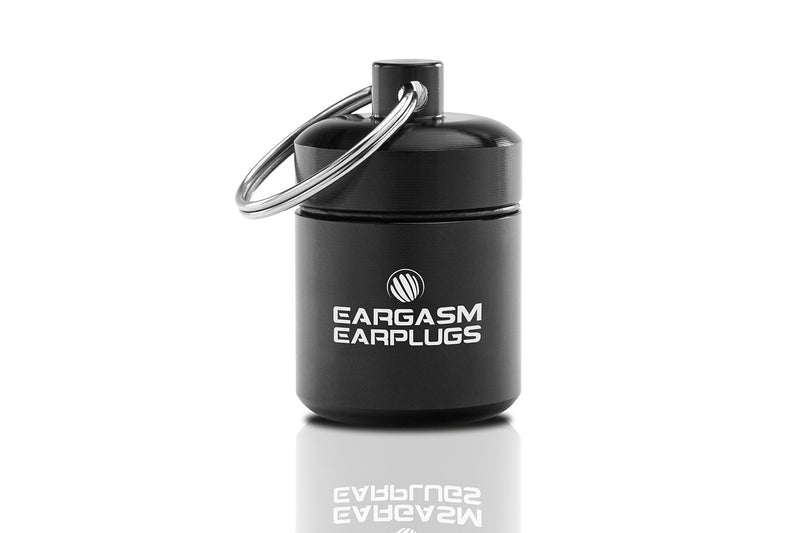 [Australia] - Eargasm Earplugs Carrying Case Great for Earplugs and Pills - Black 