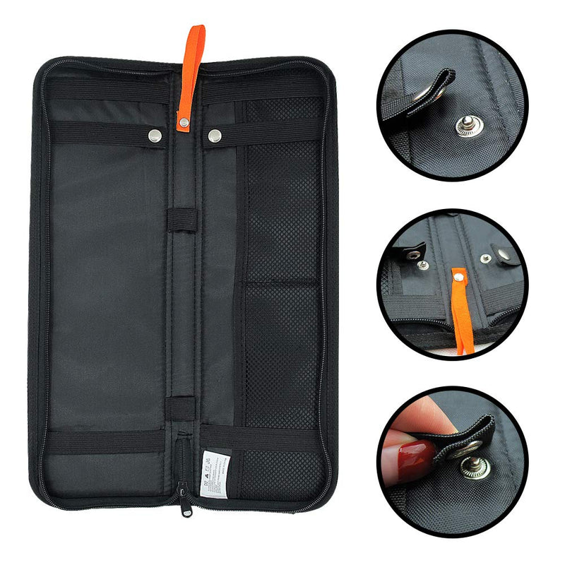 [Australia] - Men’s Travel Tie Case Holder Storage For Travel Black1 