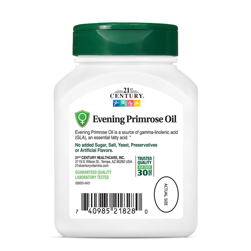 [Australia] - 21st Century Evening Primrose Oil Softgels, 60 Count 