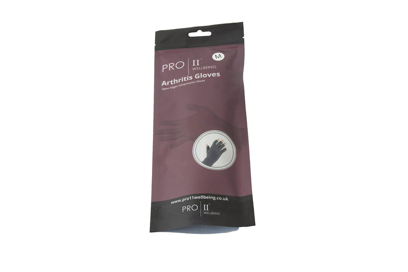 [Australia] - PRO 11 WELLBEING Arthritis Gloves Providing Warmth and Compression to Help Increase Circulation Reducing Pain and Promoting Healing (Large 10cm) Large 10cm 