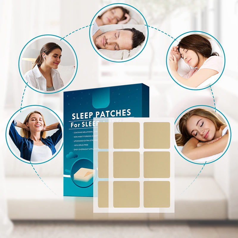 [Australia] - 42 PCS Sleep Patches, Sleep Aids for Adults Sleeping Patch to Improve Quality Sleep, Sleep Helper Natural Sleep Stickers 