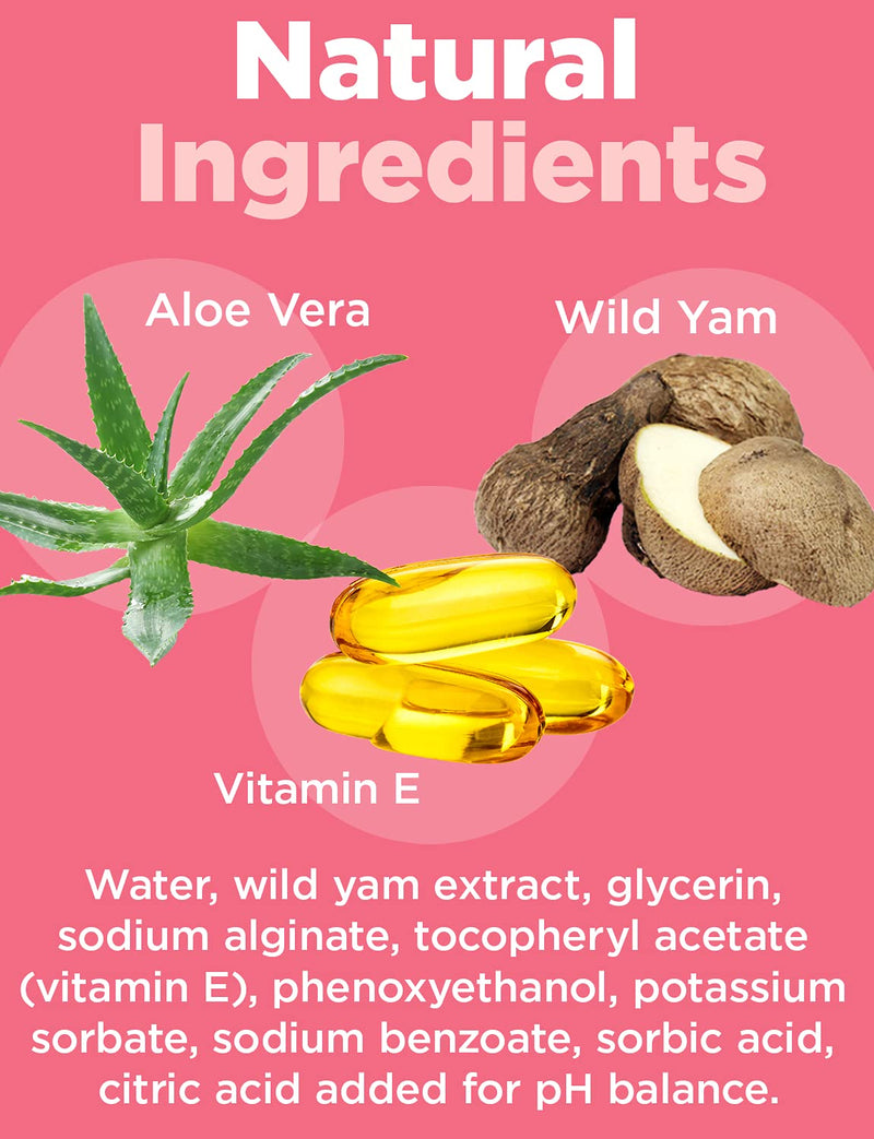 [Australia] - At Last Naturals Vaginal Moisturizer, Plant Based Moisturizing Gel for Vaginal Dryness, Wild Yam and Vitamin E, Helps Restore Natural Lubrication, Paraben Free (1.5 oz) 1 Pack 