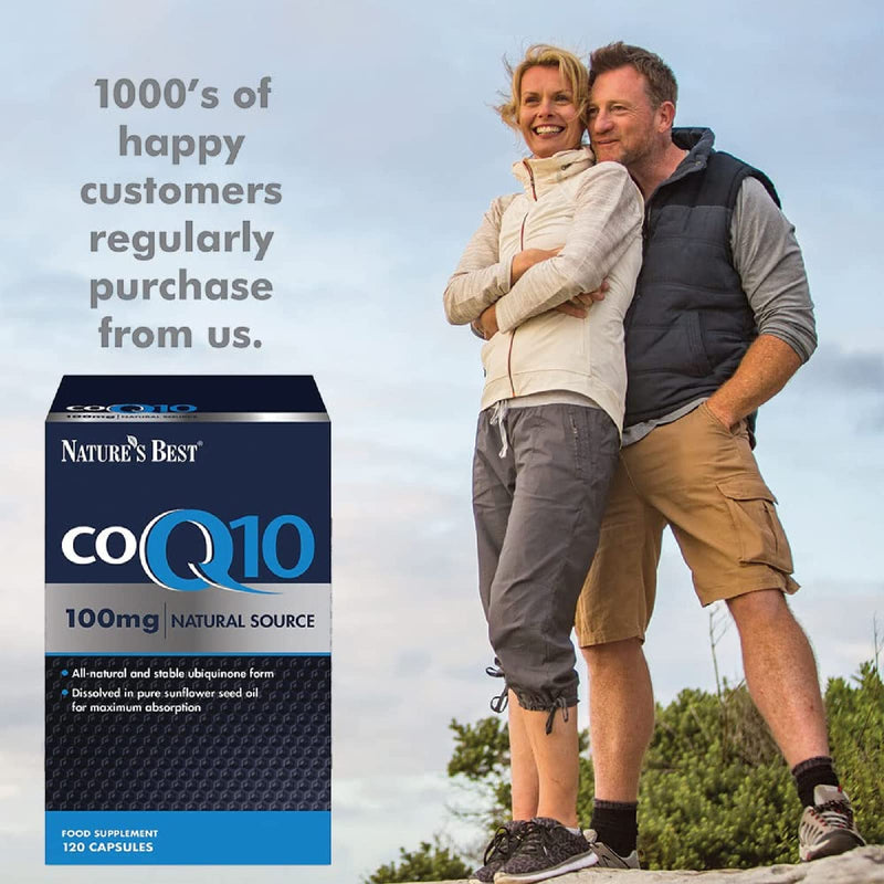 [Australia] - Co Enzyme Q10 [CoQ10] 100mg | 120 Capsules | One-a-Day | 4 Month�s Supply | High Potency | Natural Source | Easy, Fast Absorption | High Strength q10 Supplement | UK Made 