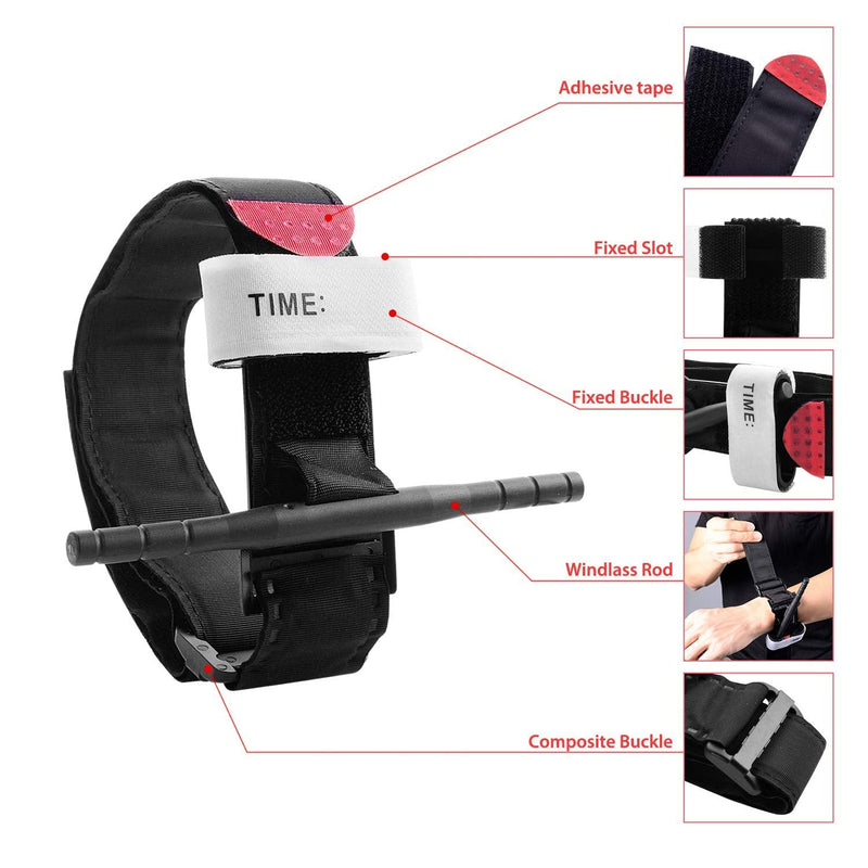 [Australia] - Tourniquet Combat Application First Aid + Trauma Shear+ Molle Pouch - Ideal Item for First Responder, EMT, Paramedics, Soldiers, Police 