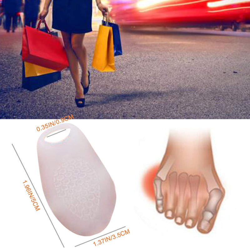 [Australia] - 5 Pairs Pinky Toe Protector Bunion Corrector New Material Gel Little Toe Separator Bunionette Cushion Sleeve Splint for Overlapping Toe, Pinky Hammer Toes. 