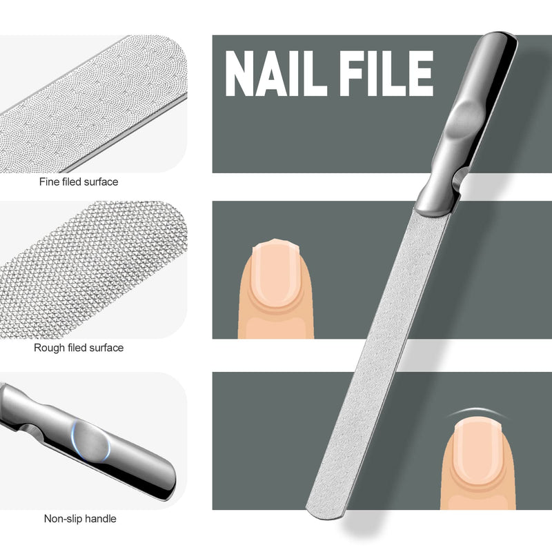 [Australia] - BEZOX Nail Clippers Set for Thick Nail, Toenail Clippers Fingernail Clippers & Toe Nail Clippers for Adults, Men and Women (6 Pcs) Green 