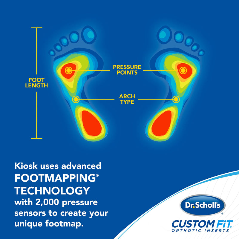 [Australia] - Dr. Scholl's Custom Fit Orthotic Inserts, CF 420 Red 1 Count (Pack of 1) 
