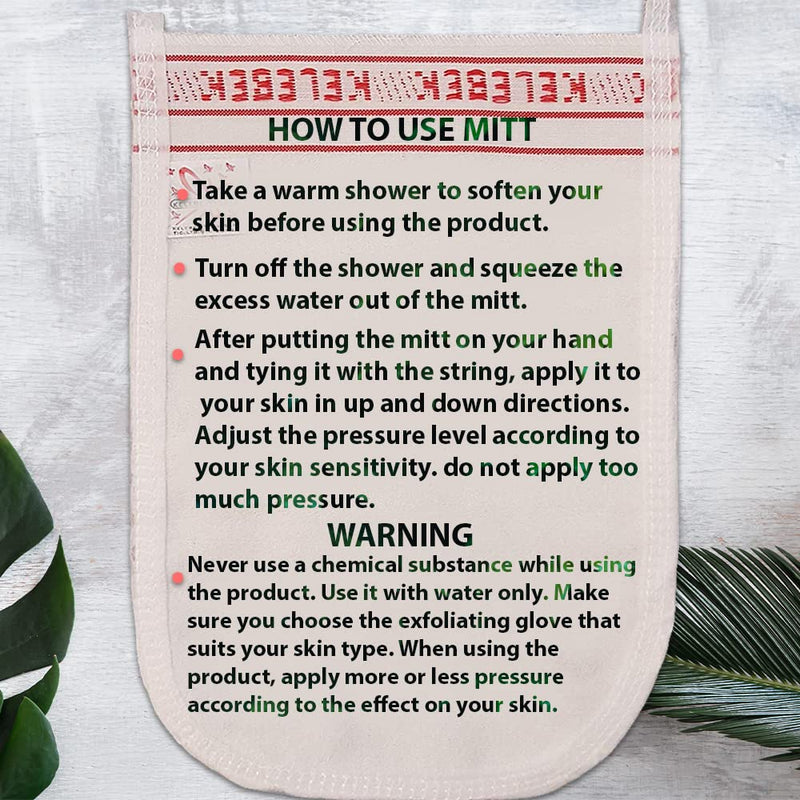 [Australia] - Kese Body Exfoliating Scrub Peel, Turkish Bath Hamam Spa Mitt and %100 Natural Silk Face Mitt 