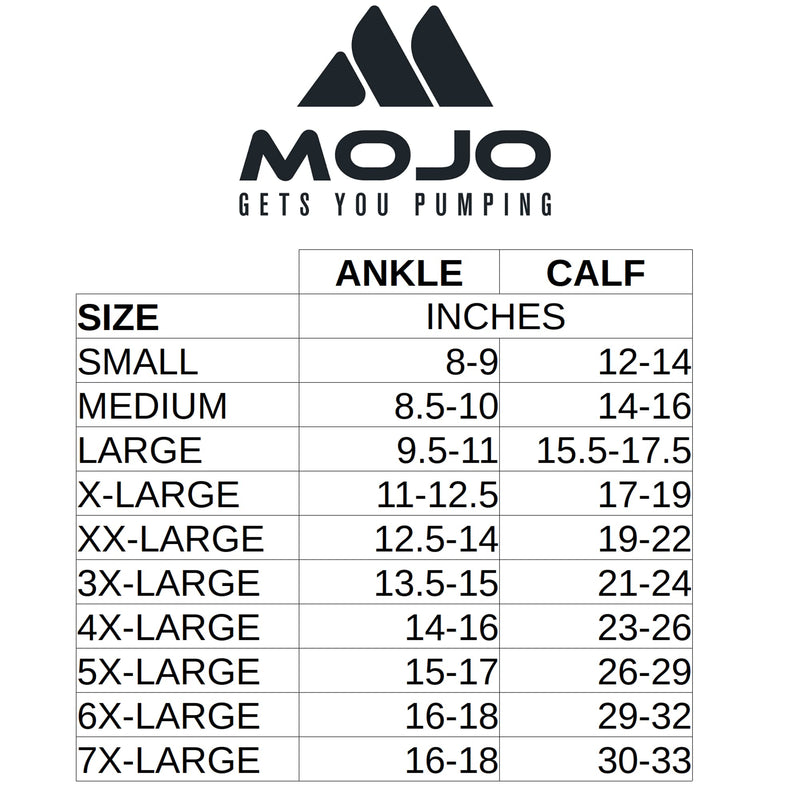 [Australia] - Mojo Medical Compression Socks for Women & Men Circulation - 20-30mmHg Large Black 