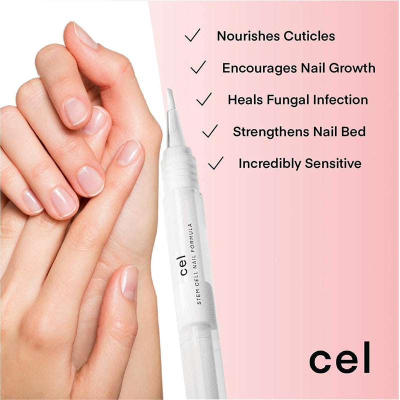 [Australia] - Cel MD Cuticle Oil Pen Nail Strengthener Repair Serum – Nail Repair For Damaged Nails – Helps Repair & Nourish Cracked Nails and Rigid Dry Cuticles - Set of 2 